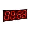 Импульс-427-T-ETN-NTP-ER2 часы-термометр электронные уличные (красная индикация)