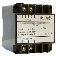 ЕП34С-(25...100А) преобразователь измерительный переменного тока и напряжения в вых. сигнал 0-20 мА (0-25А)