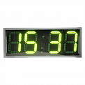 Кварц-4-Т часы электронные автономные офисные дата-термометр (зеленая индикация)
