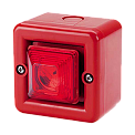 SON4LDC24R/R сигнализатор светозвуковой светодиодный серии Sonora, корпус красный, линза красная, 100 dB, 24V DC, IP66