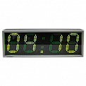 Кварц-4С-Т часы электронные автономные офисные дата-термометр с отображением секунд (зеленая индик.)
