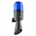 SNT-EB7022-D1-4 горн со светодиодным маяком (вращающийся), синяя линза, 124-130 dB, 40-250V AC/DC
