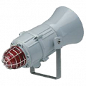 HMCA11205AC230G/R сирена сигнальная с ксеноновым проблесковым маяком, красный, 122 dB, 230V AC