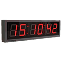 Кварц-1С часы электронные автономные офисные с секундами и функцией таймера (красная индикация)