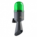 SNT-B712-2 горн со светодиодным маяком, зеленый, 124-130 dB, 40-250V AC/DC
