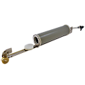Батометр Руттнера 1 л с посыльным грузом, без термометра, колба из непрозрачного ПВХ, 150х150х600мм