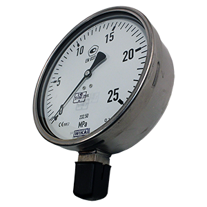 232.50.160-(0-25)кгс/см2-снизу-М20х1,5-кл.т.1,0 манометр из нержавеющей стали, Изображение №1