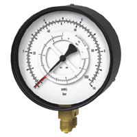 731.12.100-(0-1000)бар-снизу-G1/2В-кл.т.1,6 манометр дифференциального давления, нержавеющая сталь