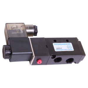 5Р-6-233-3-УХЛ4 (24В, пост.) пневмораспределитель двухпозиционный с односторонним электропневматическим управлением, Изображение №1