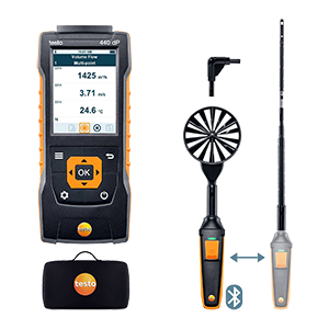 Testo-440-delta-P прибор измерения скорости и оценки качества воздуха в помещении, для вентиляции 1 , Изображение №1