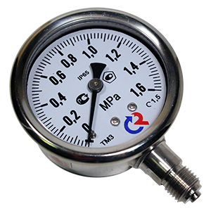 ТМ-321Р.00-(0...0,1-10)МПа-кл.т.1,5 манометр коррозионностойкий, Изображение №1
