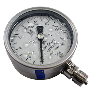 М-3ВУКс-УХЛ1-(0-1000...1600)кгс/см2-кл.т.1,5-М20х1,5-П.П.Пас манометр коррозийностойкий виброустойчивый, Изображение №1