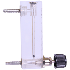 LZM-4T-(1...10л/мин)-воздух ротаметр панельного типа акриловый с регулировочным вентилем, Изображение №1