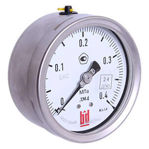 ДМ-4-100-ТЭ-(0-0,4)МПа-кл.1,0-G1/2 манометр, Изображение №1