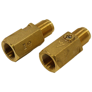 S005.10.050 (М20х1,5 внутр.- М20х1,5 наруж.) устройство демпфирующее, латунь, Изображение №1