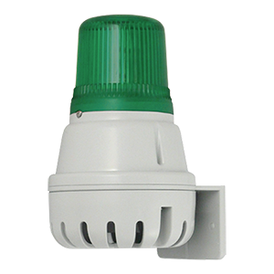 H100BL030G/G Spectra оповещатель звуковой со светодиодным маяком, зеленый, 100 dB, 12-30V DC, Изображение №1