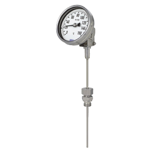 S5550.100/4-(0...+100°C)-89х6мм-сзади-G1/2B-кл.т.1,0-ГЗ термометр биметаллический с гидрозаполнением (многослойное безопасное стекло), Изображение №1