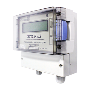 ЭХО-Р-03-1 расходомер акустический с интегратором, USB, Изображение №1