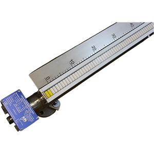 LGB-SS-R25/16/B-M2000-V60x2-RI/SC-F2V51/125/N23/16-Ex-N-N-N-N указатель уровня байпасный, фланец 25-16-11-1-B-316Ti - 2шт., кронштейн для колонки, Изображение №1