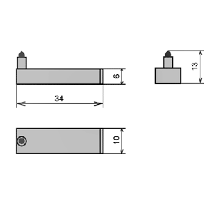 УПС-03М узел пишущий специальный фломастерного типа зеленый, Изображение №1