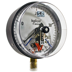 ДМ2005ф-(0-16...60)МПа-кт.1,5-d.160-IP40-M20х1,5-РШ-У2 манометр электроконтактный, Изображение №1