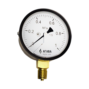 АДМ-100.2.1-1,6МПа-М20х1,5-кл.т.2,5 манометр с токовым и цифровым RS-485 выходами, Изображение №1