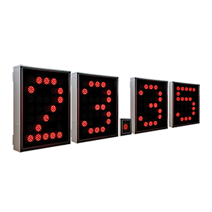 Электроника7-22000С4 часы электронные уличные автономные, 2.5 кд (красная индикация), Изображение №1