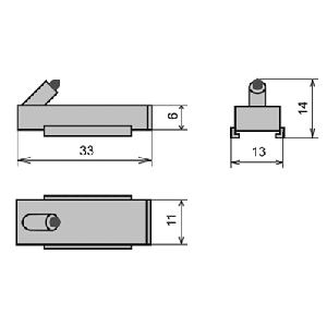 УПС-01 узел пишущий специальный фломастерного типа желтый, Изображение №1