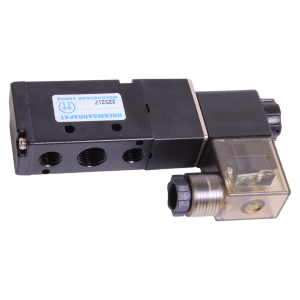 5Р-6-233-3-УХЛ4 (24В, пост.) пневмораспределитель двухпозиционный с односторонним электропневматическим управлением, Изображение №1