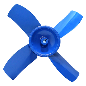 КМ4.400.014 крыльчатка металлическая с гайкой для электродвигателей, Изображение №1