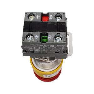 КГВ11К/ABB/M1 кнопка красная "грибок" без фиксации 1НО+1НЗ, Изображение №3