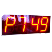 Импульс-470-T-GPSIN-ER2 часы-термометр электронные уличные (красная индикация), Изображение №2