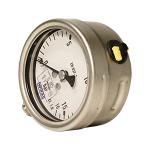 232.50.063-(0-16)МПа-снизу-G1/4B-кл.т.1,6 манометр из нержавеющей стали, Изображение №2