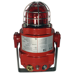 BExBG10DPDC024AB1A1R/R маяк проблесковый ксеноновый взрывозащищенный, красный, 24V DC, Изображение №2