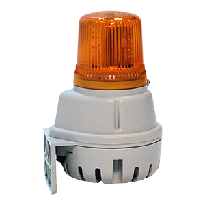H100BL230G/A Spectra оповещатель звуковой со светодиодным маяком, оранжевый, 100 dB, 90-260V AC/DC, Изображение №1