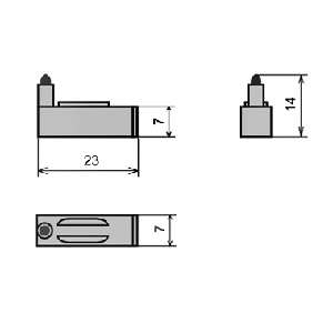 УПС-05 узел пишущий специальный фломастерного типа красный, Изображение №1
