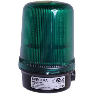 B300LDA230B/G Spectra маяк светодиодный многофункциональный зеленый, 90-230V AC, 16 светодиодов, Изображение №1
