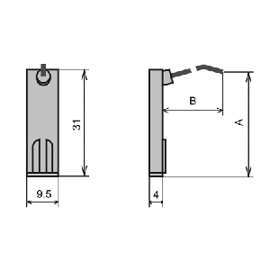 УПС-23ДМ узел пишущий специальный капиллярного типа желтый, Изображение №1