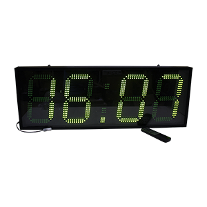 Р-250b-G часы-табло электронные офисные (зеленая индикация), Изображение №1