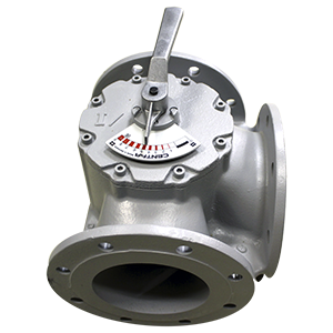 DR150GFLA клапан трехходовой поворотный (PN6, DN150, Kvs630, 2…130°C), Изображение №2