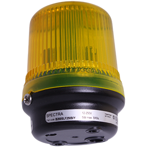 B200SLF250B/Y Spectra маяк индикаторный под лампу накаливания 5W, желтый, 12-250V (без лампы), Изображение №1