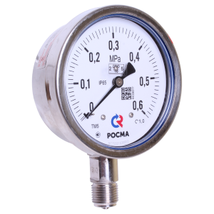 ТМ-521Р.00-(0...0,1-10)МПа-кл.т.1,0 манометр коррозионностойкий, Изображение №2