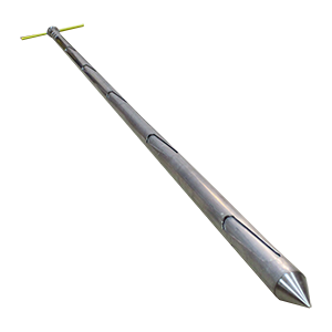 ПЗМ-3-4-150 пробоотборник зерновой многоуровневый с косыми отверстиями и горизонтальной ручкой (1,5 м), Изображение №1