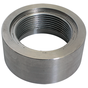 ЮЯИГ.711162.011-01 бобышка из нержавеющей стали 12Х18Н10Т с резьбой М27х1,5, Изображение №1