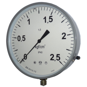 ДМ8010-У2-(0-1..600)кгс/см2-кл.т.1,5-G1/2 манометр показывающий, Изображение №1