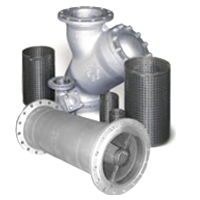 ФС-Y-150-63-02-ХЛ-УХЛ1-(корп.ст.09Г2С, ф/э ст.08Х18Н10) фильтр сетчатый с КОФ(ст.09Г2С, исп.2)