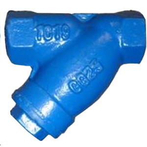YS3016D025 фильтр сетчатый чугунный резьбовой (Ду25 Ру16 G1" сетка нерж.ст.0,8мм), Изображение №1