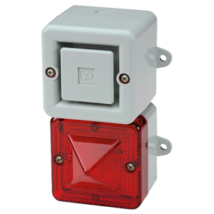 AL100HAC230G/R AlertAlight сигнализатор светозвуковой светодиодный, красный, 104 dB, 230V AC, Изображение №1