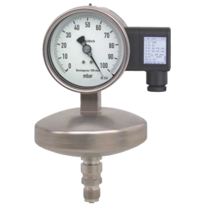 APGT43.160-(0-25)мбар-(4-20)мА/2пр.-G1/2B-кл.т.2,5 манометр абсолютного давления, Изображение №1