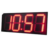 Импульс-4160N-GPSIN-T-ER2 часы-термометр электронные уличные (красная индикация), Изображение №1